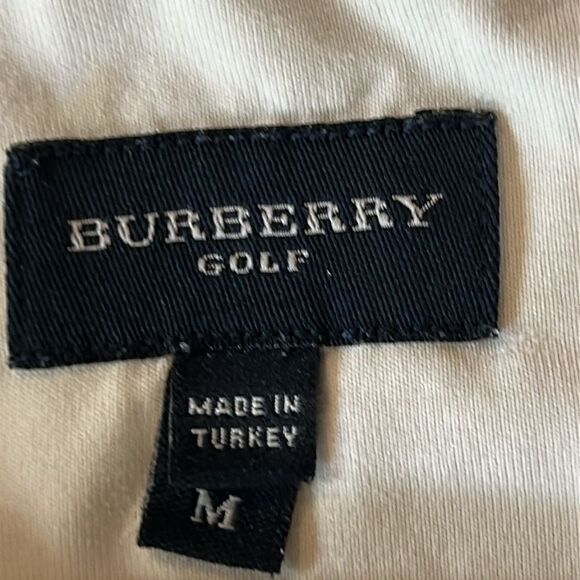 BurberryGolf⛳️Designer🧑🎨 Shirt👚Pale Pink with NovaCheck CollarLuxury Playtime! - Picture 5 of 17